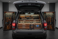 حالا یک رنج روور ۶۵۰ هزار دلاری وجود داره که تقریباً اتاق اسلحه مخصوص به خودش رو داره!